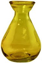 Yellow Teardrop Bottle
